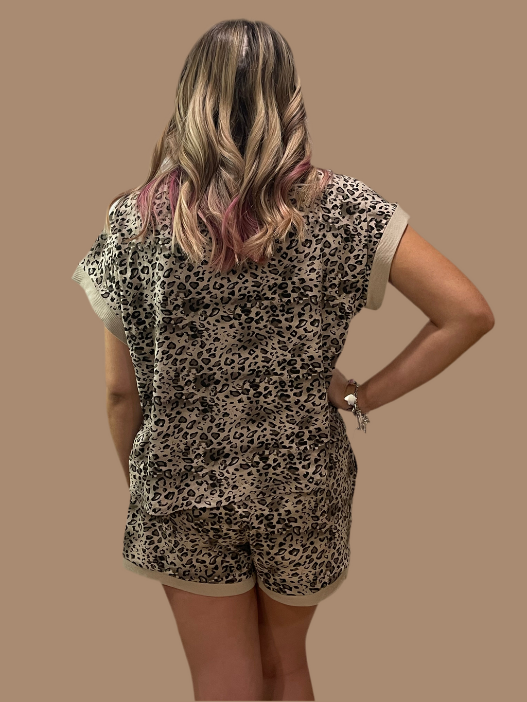 Welcome to the Jungle Leopard Short Set