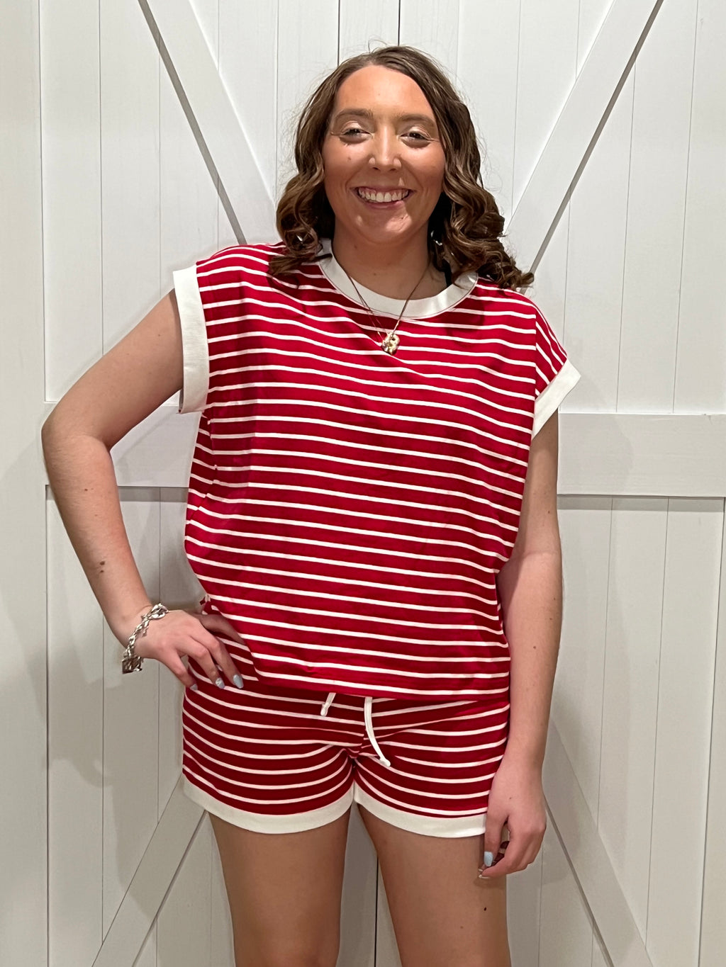 XOXO Ruby Striped Set