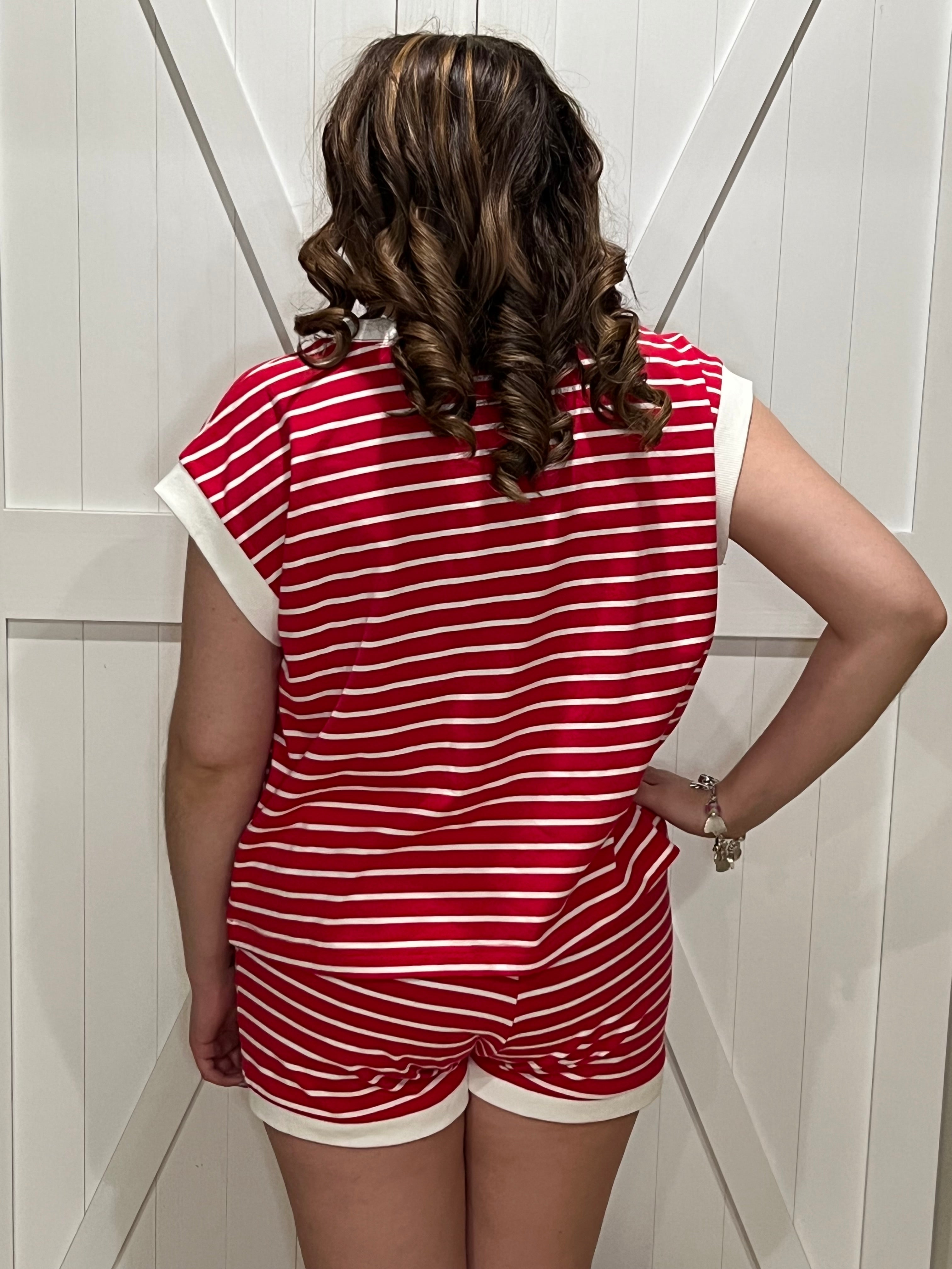 XOXO Ruby Striped Set