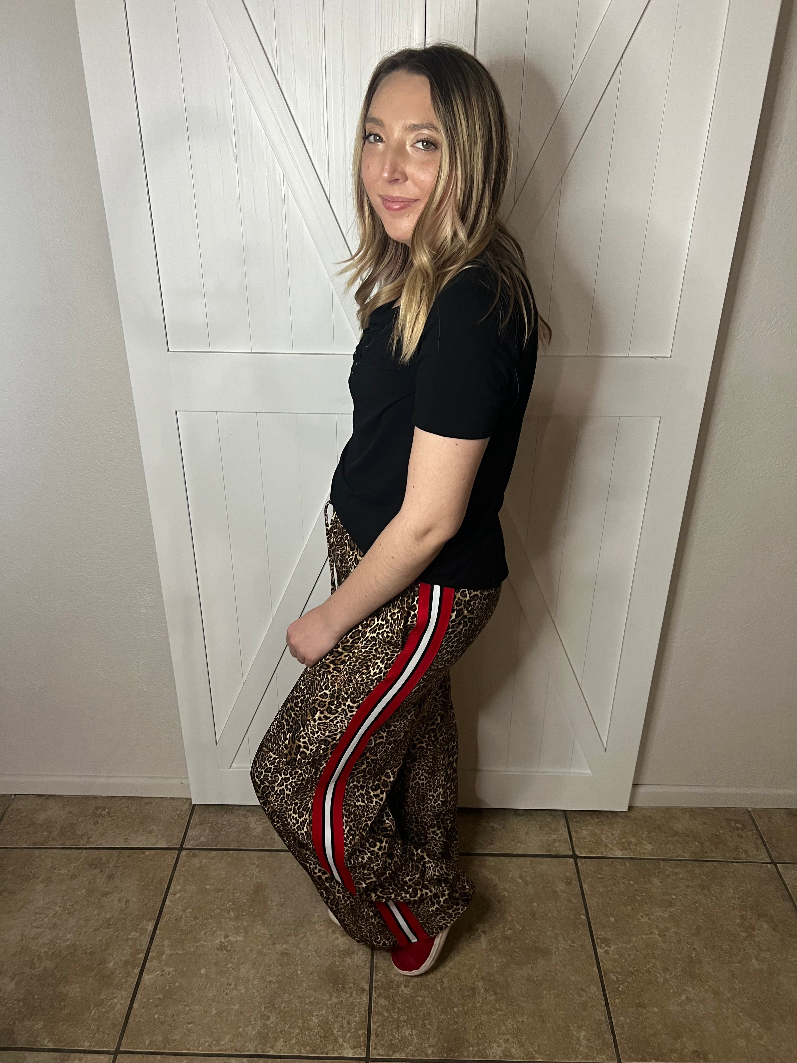 Urban Safari Leopard Track Pants