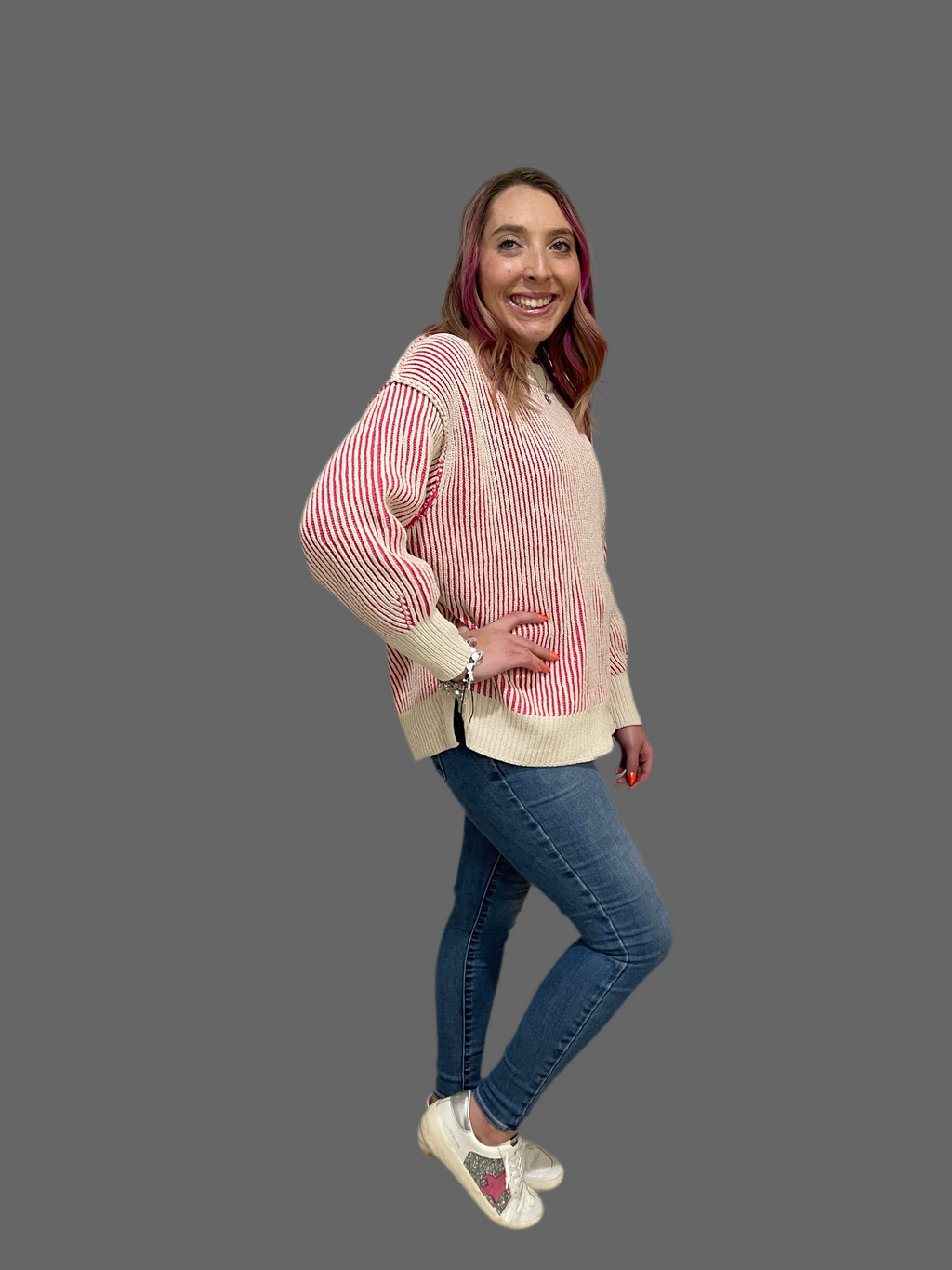 Strawberry 🍓 Shortcake Ribbed Sweater