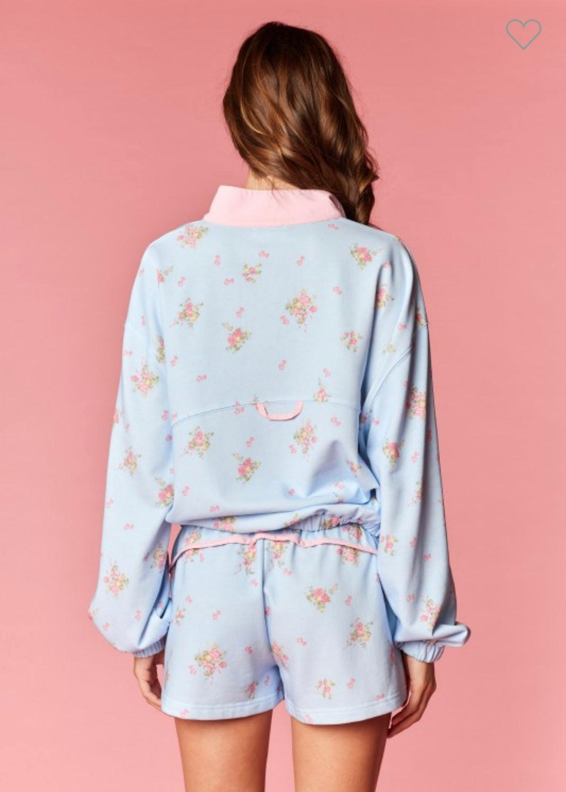 Sweet Blooms Blue and Pink Lounge Set