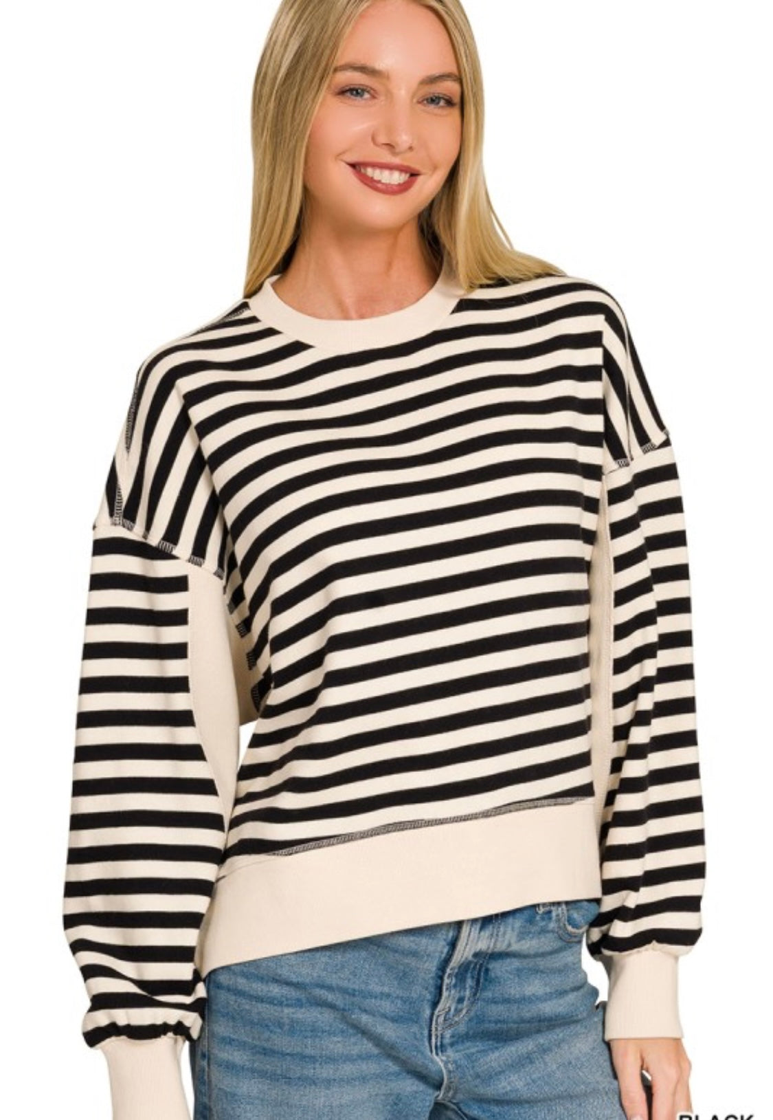 Stripe it Rich Top