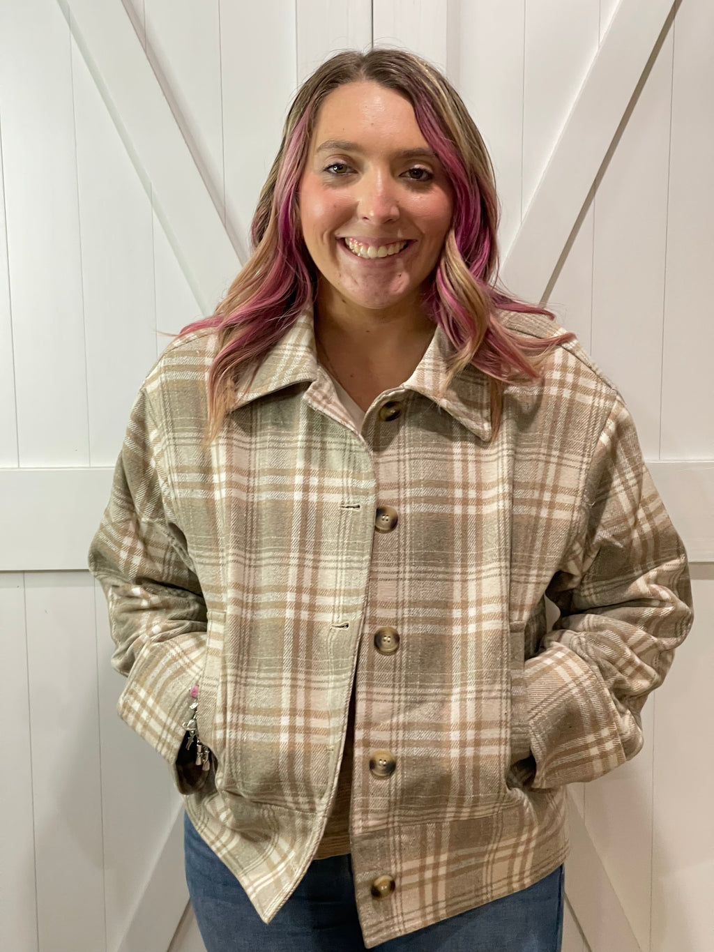 Hello Autumn Plaid Jacket