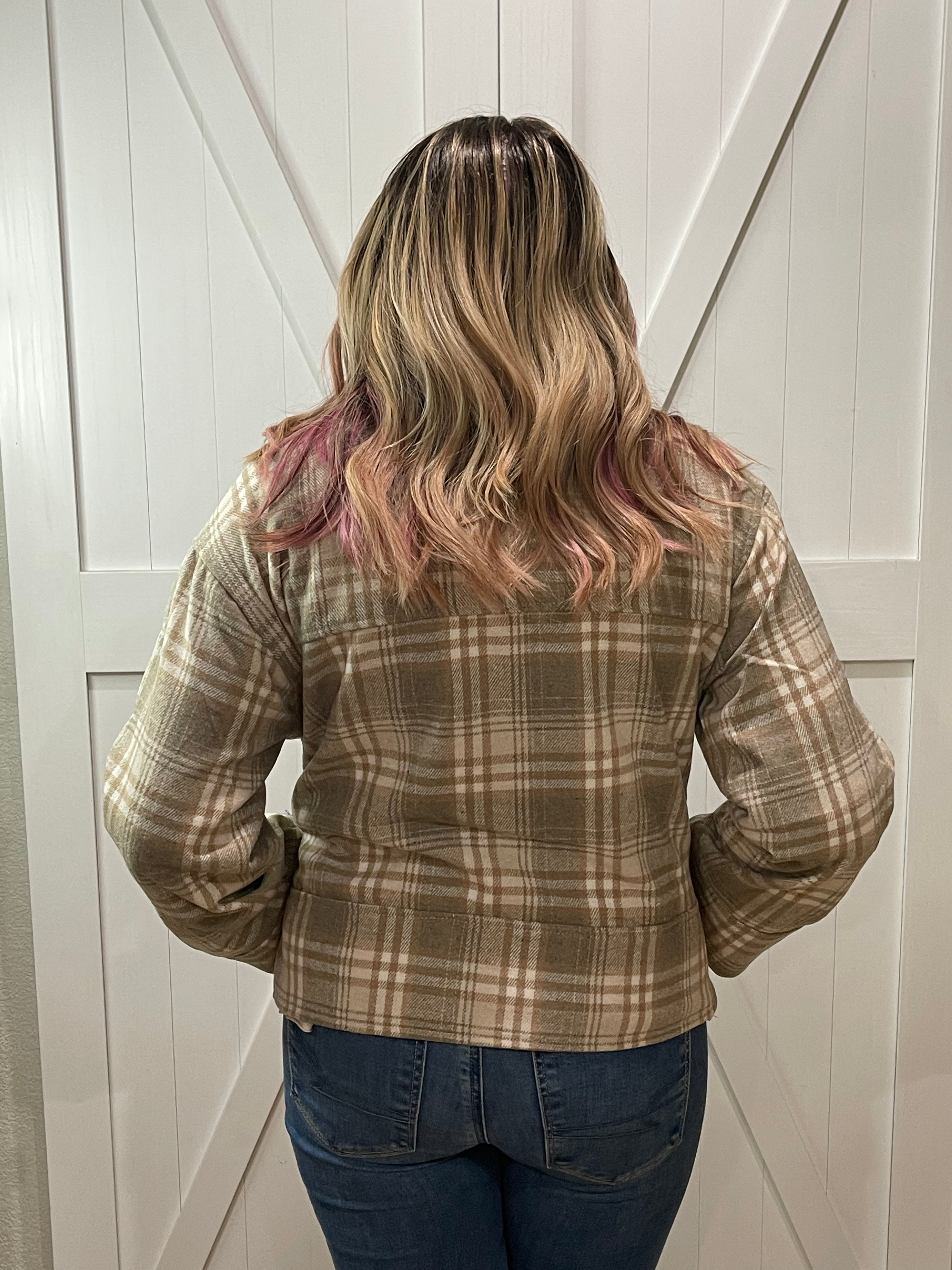 Hello Autumn Plaid Jacket