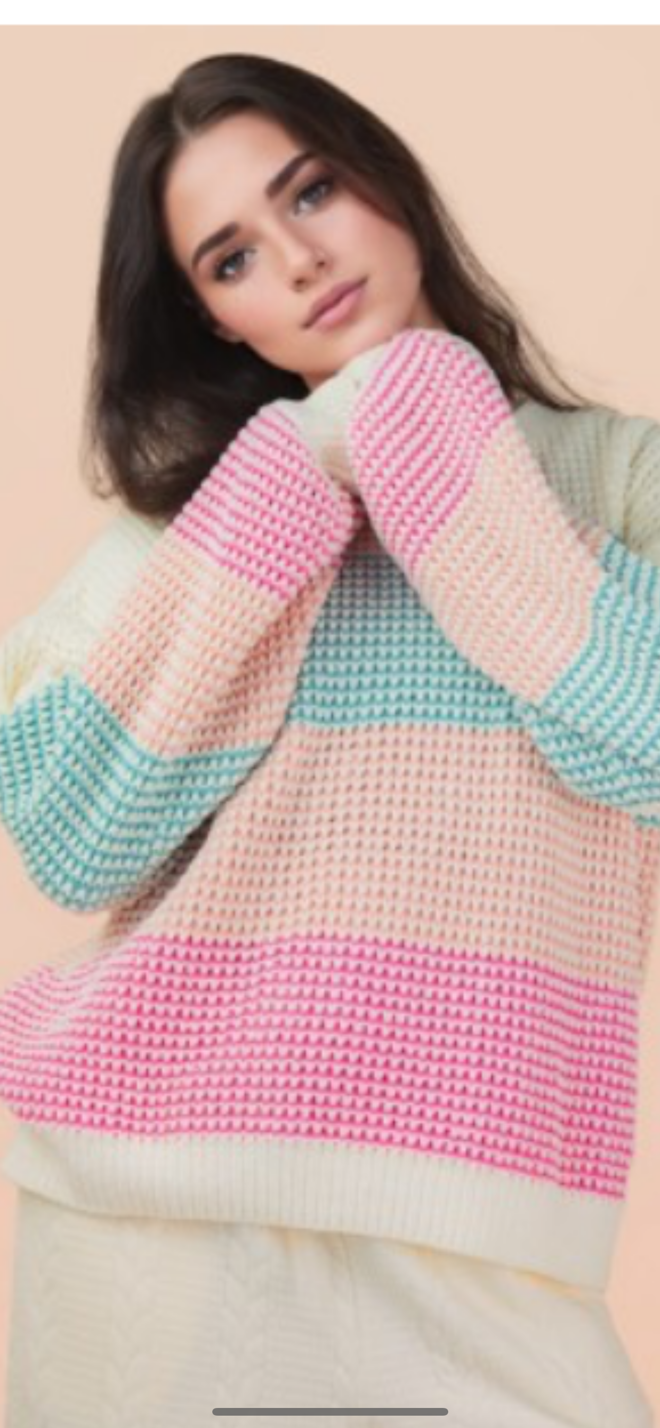 Sweet Like Candy Waffle Knit Sweater