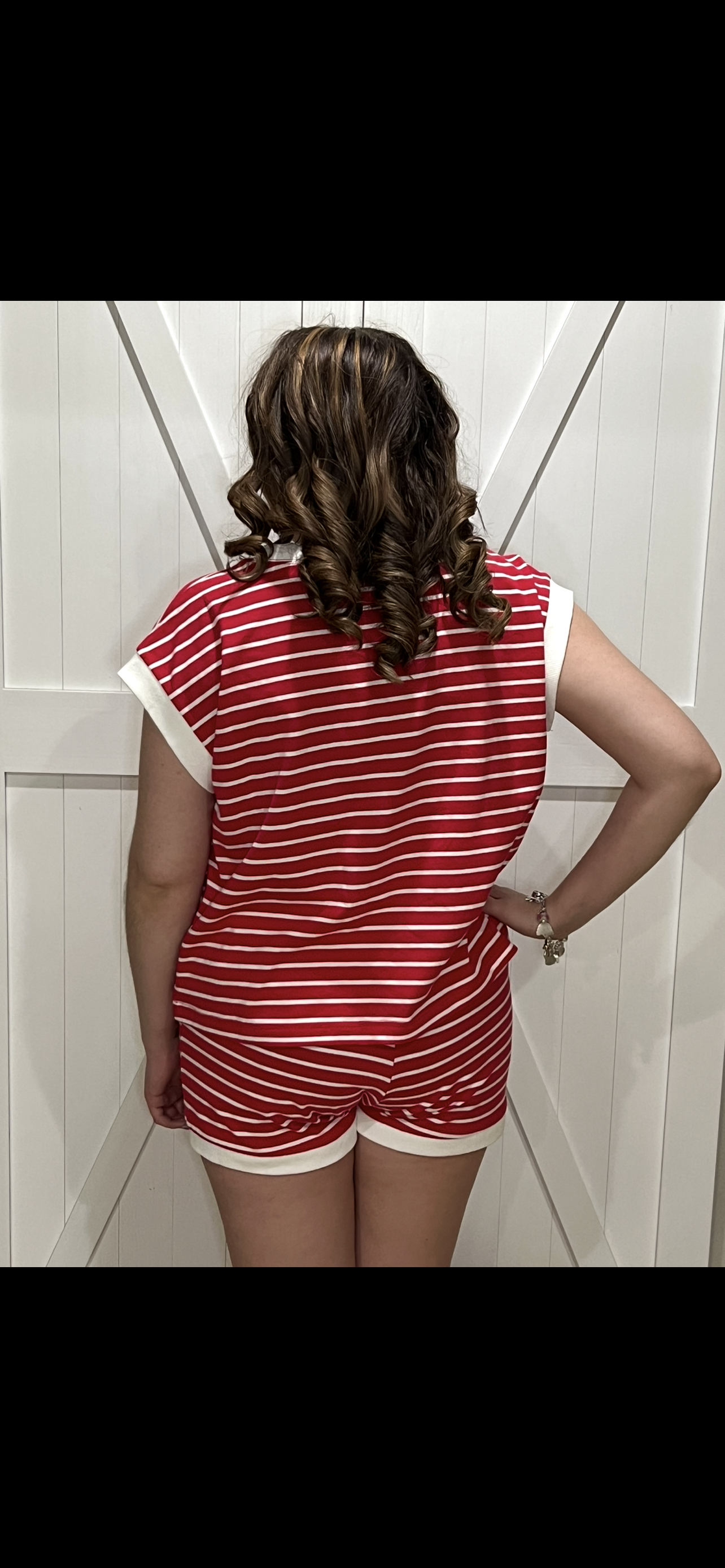 XOXO Ruby Striped Set