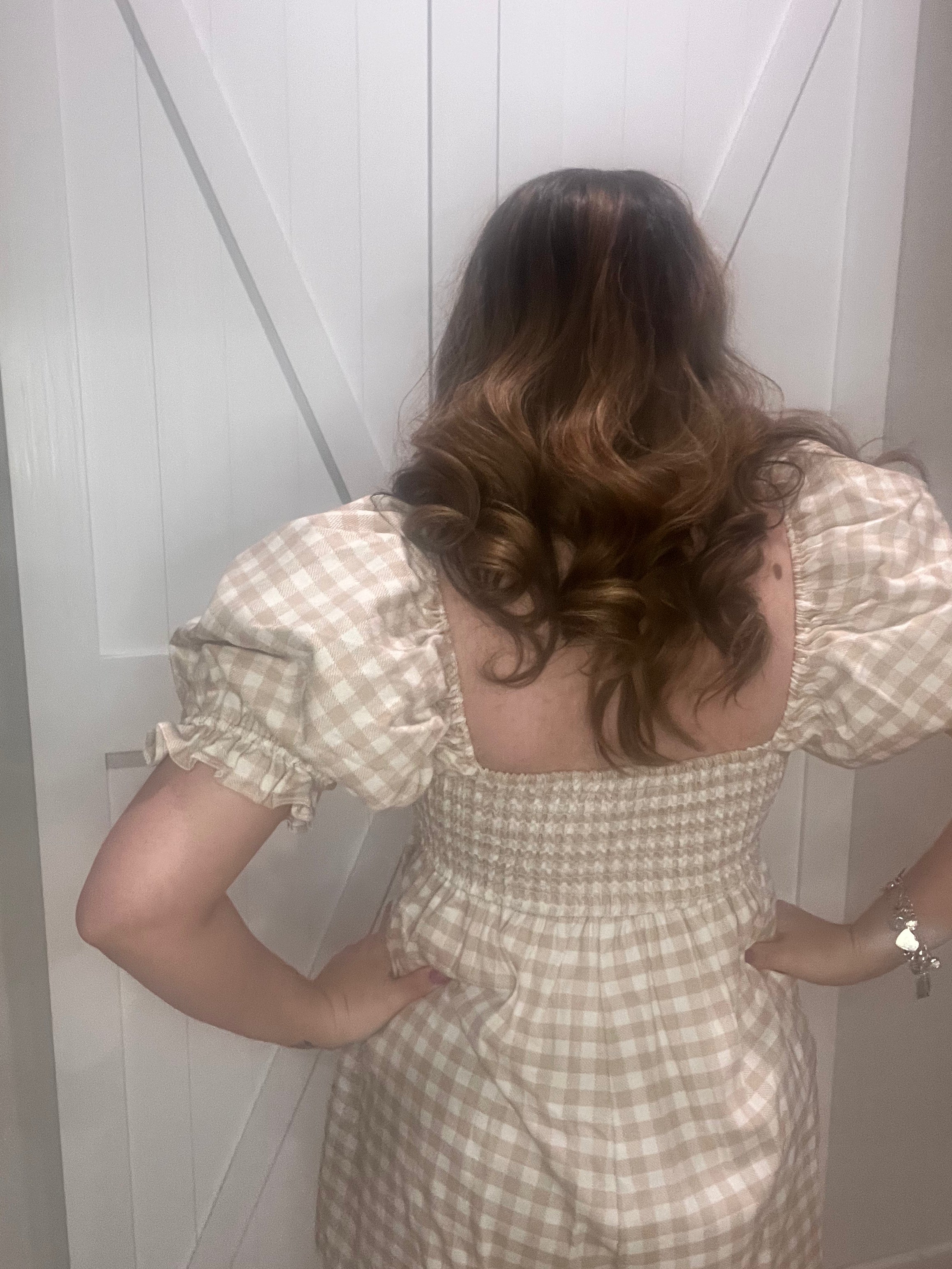 The Gingham Girlie Romper