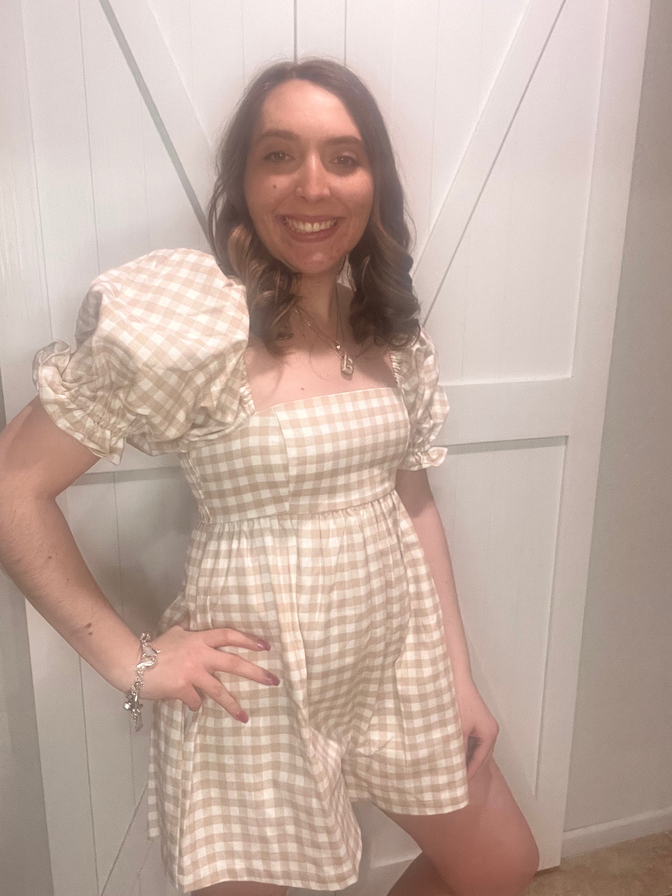 The Gingham Girlie Romper